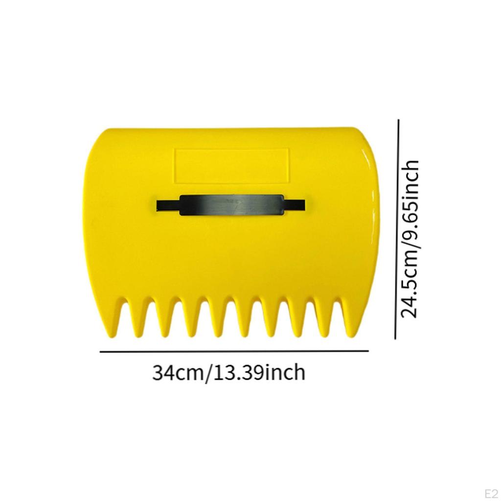 2Pieces Garden Leaf Grabber Hand Rakes for Gardeners Multifunctional 34x24.5cm Lightweight Handheld