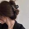 Neue Trendige Schleifen-Haarklammer für Frauen Vintage Acryl Metall Schleifen-Haarspange Krabbenklemme Kopfschmuck Haaraccessoires