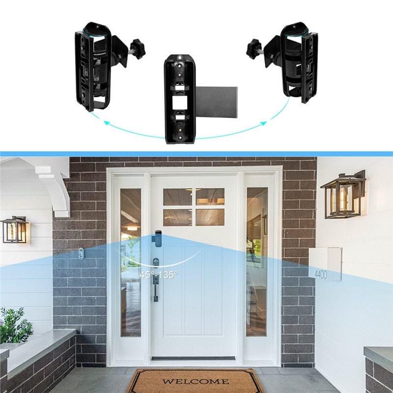 A25F-For Blink 2Nd Gen Adjustable Angle Mount Doorbell Doorbell Bracket 45°-135° Adjustable
