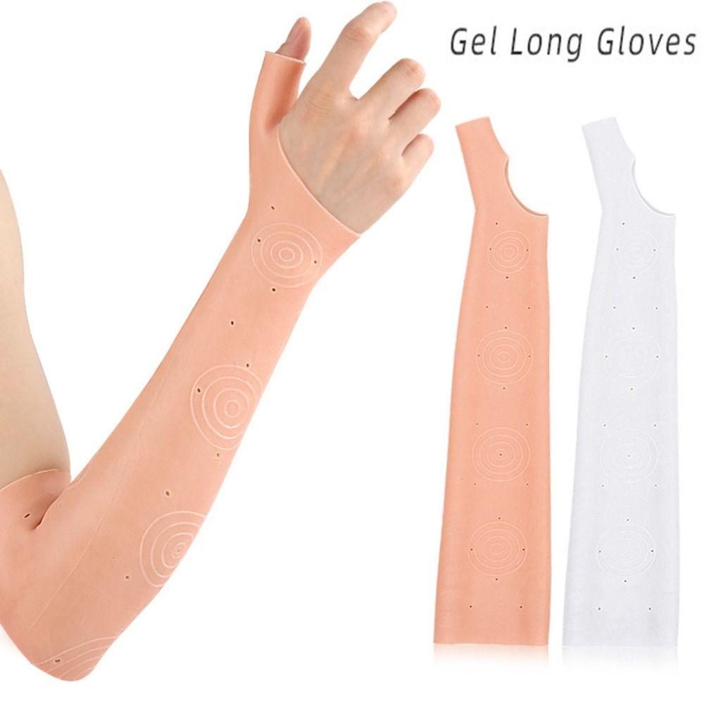 Reusable Gel Long Tube Gloves Waterproof Arm Care Tool New Skin Protector Men Women