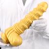 Golden Horse Dildo Silicone Soft Anal Plug Masturbator Strap on Penis Sex Toys Big Dick Realistic Cock Fisting Slave BDSM