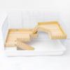 Holz Hamster Kletterplattform Zaunsicher Design Hamster Nest Leiter Tier