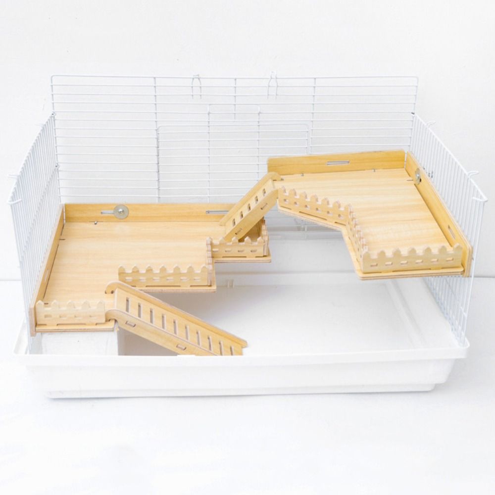 Holz Hamster Kletterplattform Zaunsicher Design Hamster Nest Leiter Tier