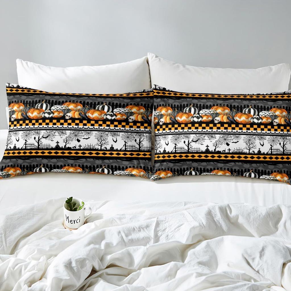 Halloween Duvet Cover Set Bedding Set 3-piece Bedding Set