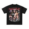 2026 Sommer UFC Justin Gaethje Kampf Grafik T-Shirt Damen Sport Baumwolle Kurzarm Locker Freizeit Fitness Shirt Unisex