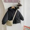 Winter Children's Down Jacket Kid's Clothing Korean Version Boys Loose Solid Color Thick Coat Girls Warm Outwear