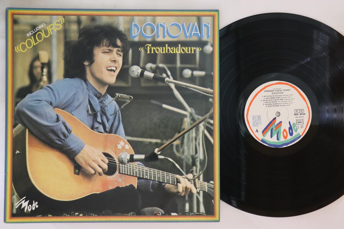 

LP Record DONOVAN Troubadour Including colours MD9034 MODE 1979 France Folk Used
