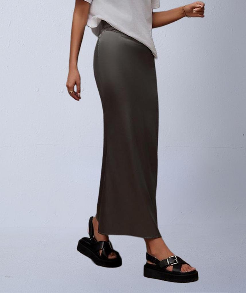 Satin Midi Mermaid Skirt - New Autumn Colors