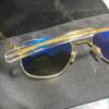 Used AMERICAN OPTICAL Sunglasses Gold Made in USA 100%UV