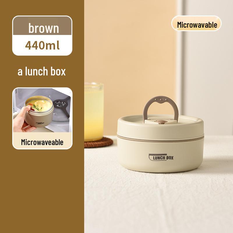 304 Stainless Steel Leak-Proof Multi-Layer Insulated Lunch Box for Office Workers Students, Microwave Safe Portable