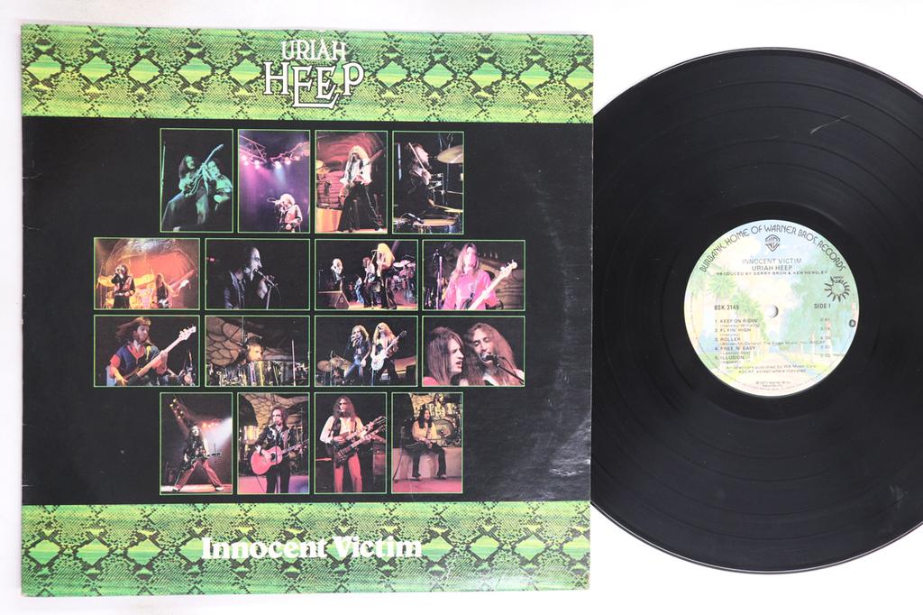 LP Record URIAH HEEP - Innocent Victim BSK3145 WARNER 1977 US Rock Used