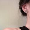 New 925 Sterling Silver Butterfly Earrings Personality Charm Simple Women Earrings Birthday Gift for Friends Exquisite Jewelry