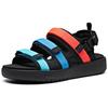 Anta Color Block Velcro Casual Beach Sandals Men Sandals Black Red Blue 91926971-4