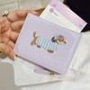 Fashion PU Leather Short Wallet Large Capacity Lightweight Card Bag Wallet Cute Cartoon Women Wallet