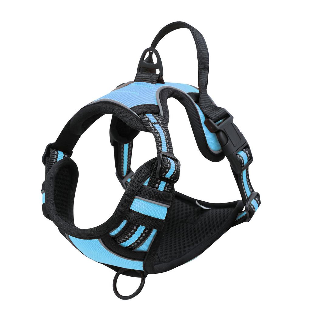 Reflective Pet Harness No Pull Escape Proof Adjustable Escape Proof Easy Walk Dog Accessories for Small Medium Large Dogs