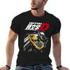 Intial D - Tendem Mountain Drift RX7 Vs AE86 T-Shirt T Shirts with Prints T Shirts for Man Grap