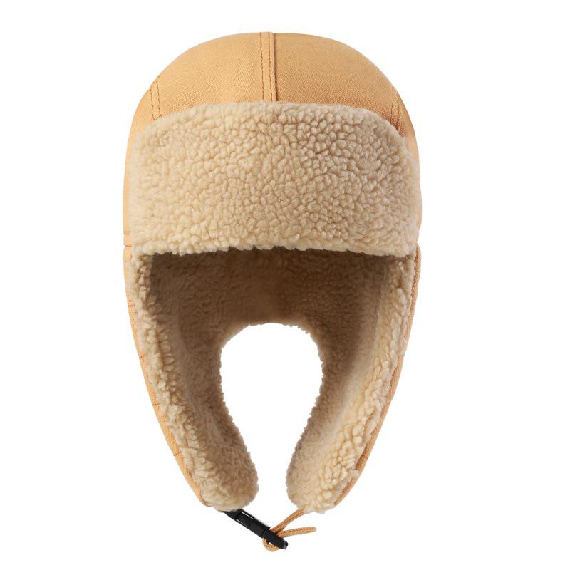 Warm Korean-Style Unisex Ushanka Hat: Thick, Windproof, and Ear-Protected for Autumn/Winter Outdoor Activities