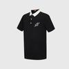 Men's 100% Cotton Short-Sleeved Polo Shirt with Contrasting Collar