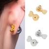 Fashion Earring Backs 1 Pair Gold Plated Lifters Droopy Ears Solution Copper Texture for Droopy Ears and Heavy Earrings