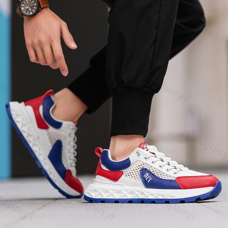 Fashion 2025 Spring New Men's Comfortable Casual Sport Shoes Fashion Thick Sole Versatile Shoes Mesh Breathable Non slip Chunky sneakers