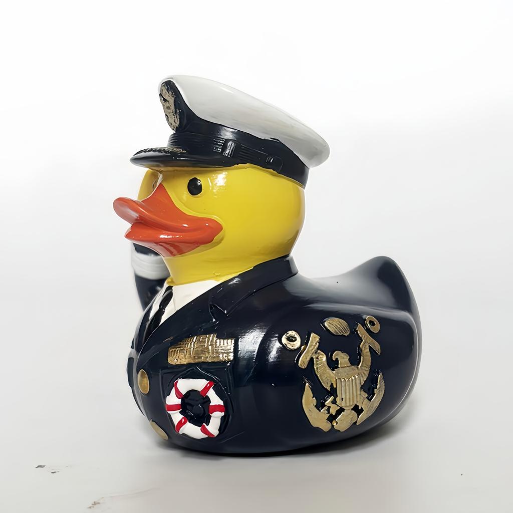 Neue Veteranen-Tribut-Ente Kreative Heimharzstatue Ornament