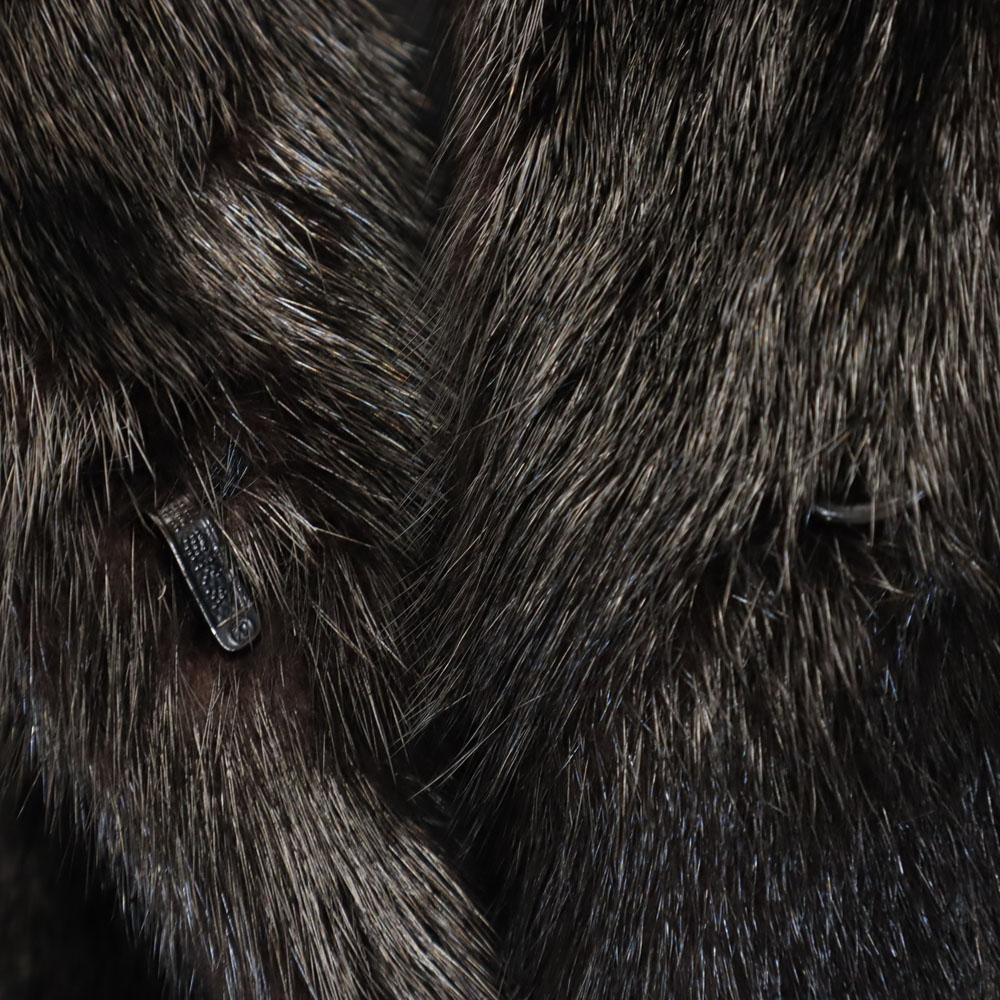 SAGA MINK Bell Vision Fur coat 9 Dark brown Women Used