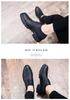 2025 Spring/Autumn Men's Leather Shoes: Trendy, Casual, British-Style Formal Footwear for Weddings and Business