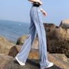 Women's 2026 High-Waisted Tencel Wide-Leg Jeans - Summer Thin Ice Silk Straight-Leg Floor-Length Pants