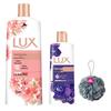 Shower Set with Pink Cherry & Lotus Scents