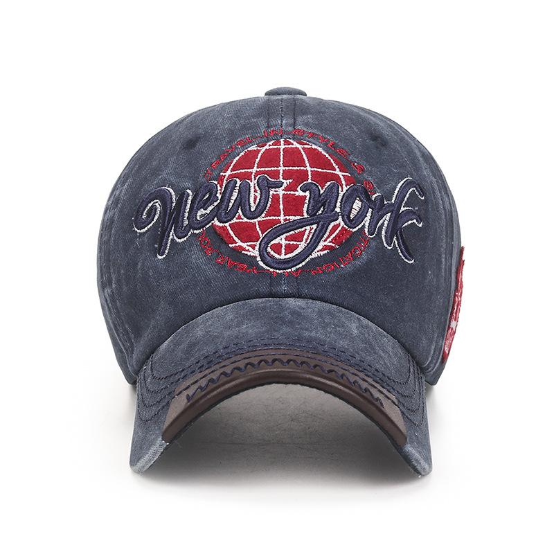 European and American Style New Soft Top Washed Old Sunshade Baseball Cap Men's and Women's Casual Adjustable Hat