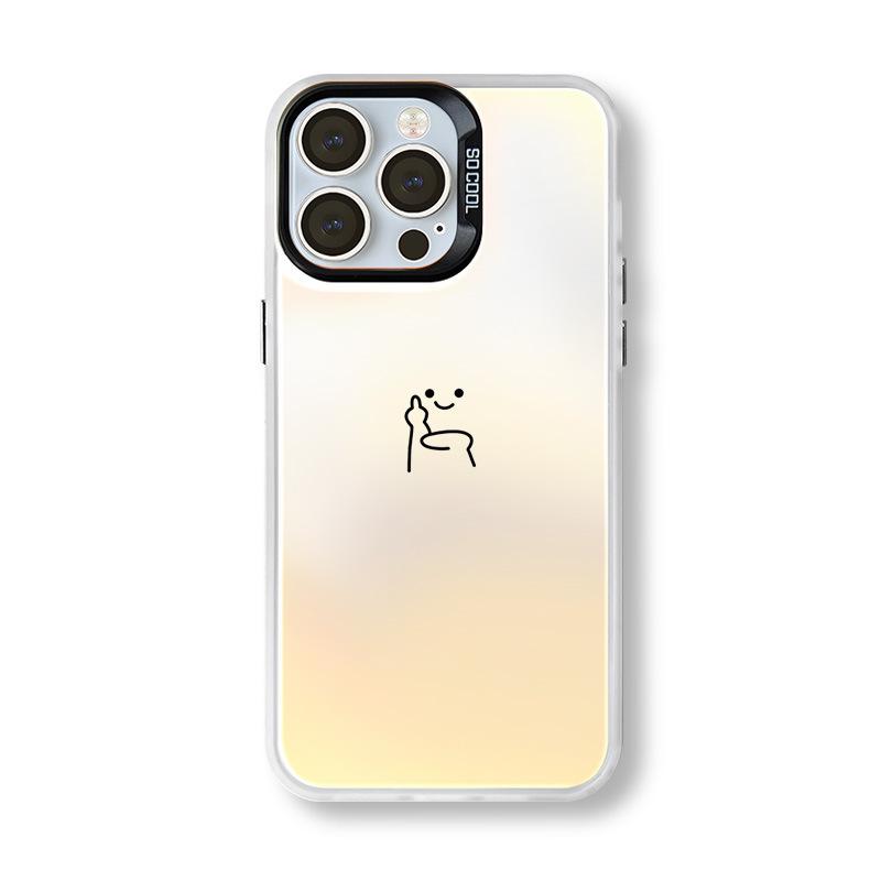 Unique and Quirky Phone Case for iPhone 12 Pro Max/13/14/15/16/17 Silver