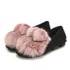 BARBARA Pretty Rabbit Fur Loafer Bbb579 Pk
