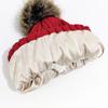 Women's Silky Elastic Satin Knit Hat: European & American Style, Warm and Loose Wool Design