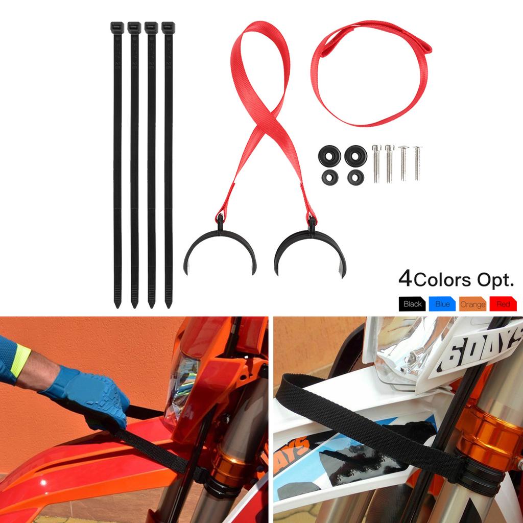 For Beta RR 300 RR 125 RR 250 RR 350 RR 390 RR 430 RR 480 Enduro Racing 2010-2019 Motorcycle Universal Front Rear Holding Straps