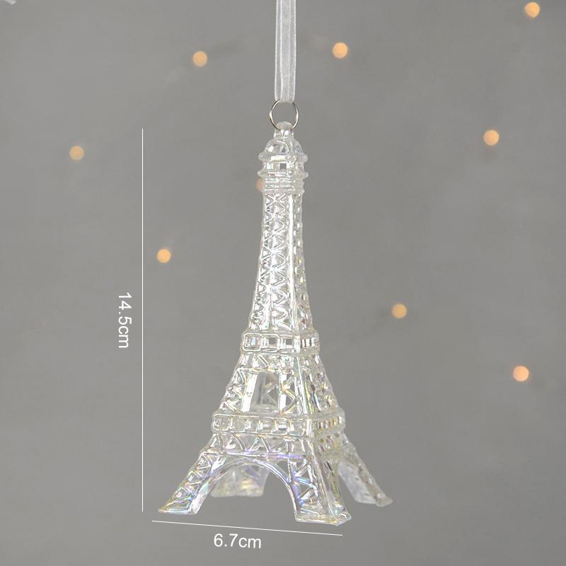 Acrylic Christmas Tree Hanging Ornaments Elk Angel Doll Bell Pendant 2024 Merry Christmas Decoration for Home Xmas New Year 2024
