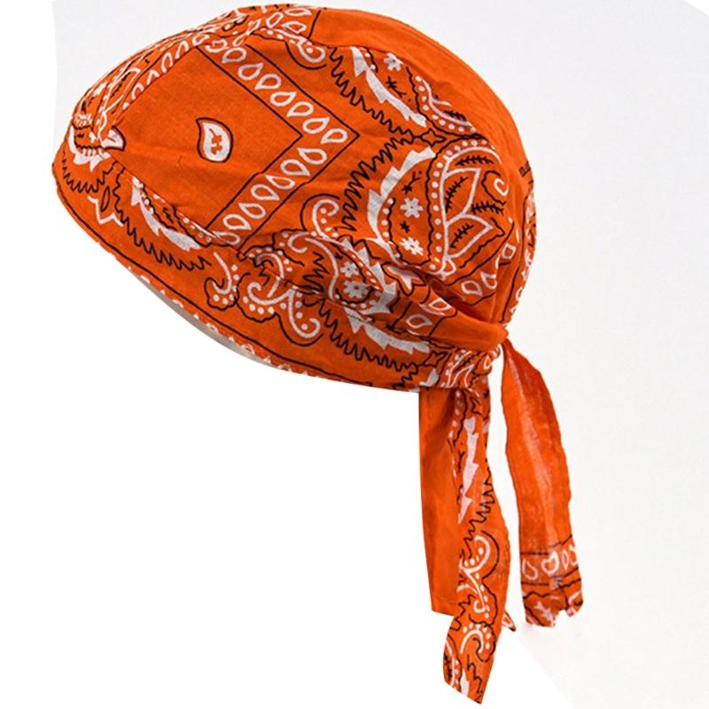 Multifunctional Headwear Pirate Style Bandana Cap for Sun Shielding Cycling Hiking Running Easy Wear as Hat or Scarf