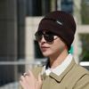 Men's Winter Knitted Hat Velvet Thick Outdoor Riding Ear Protection Coldproof Warm Hat