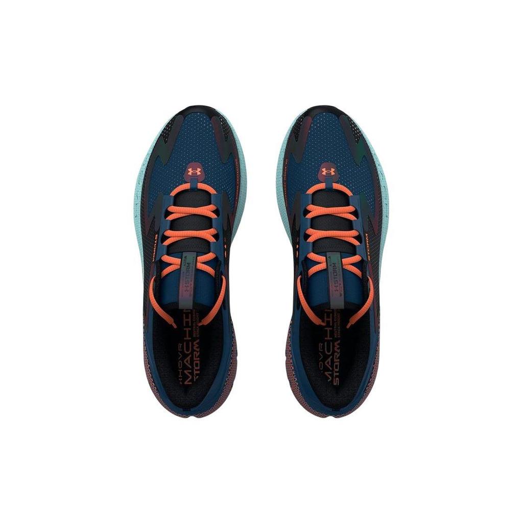 Under Armour HOVR Machina 3 Storm Comfortable Fabric Low-Top Casual Running Shoes Women sneaker Blue Black 3025800-001