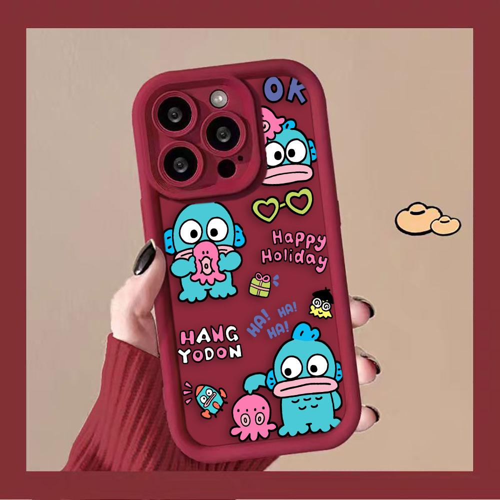 Cartoon H-Hangyodon Phone Case For iPhone 15 14 13 12 11 16 XS Max X XR SE 7 8 6 6S Plus Shock16of Silicone Case Funda Shell