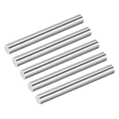 Uxcell Jeu de 5 tiges en acier inoxydable 304 12 mm x 153 mm Tiges métalliques pleines Barres rondes pour maquettes DIY Travail des métaux Tours, Avions, Voitures, Bateaux,