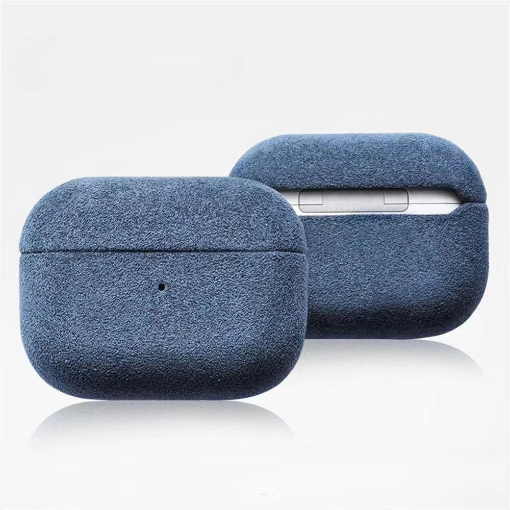 Luxury Microfiber Suede Fabric Earphone Case