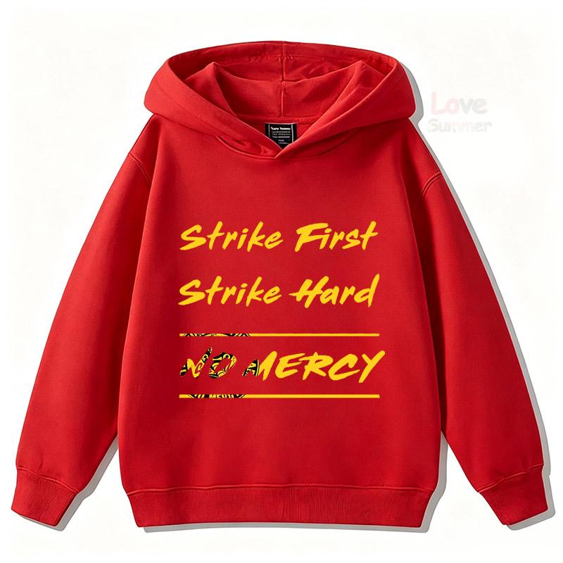 2026 Autumn Cobra Kai FunnyChildren Hoodies kids Sweatshirt Kids Boy Girl Streetwear Graphic Casual Sport Pullover