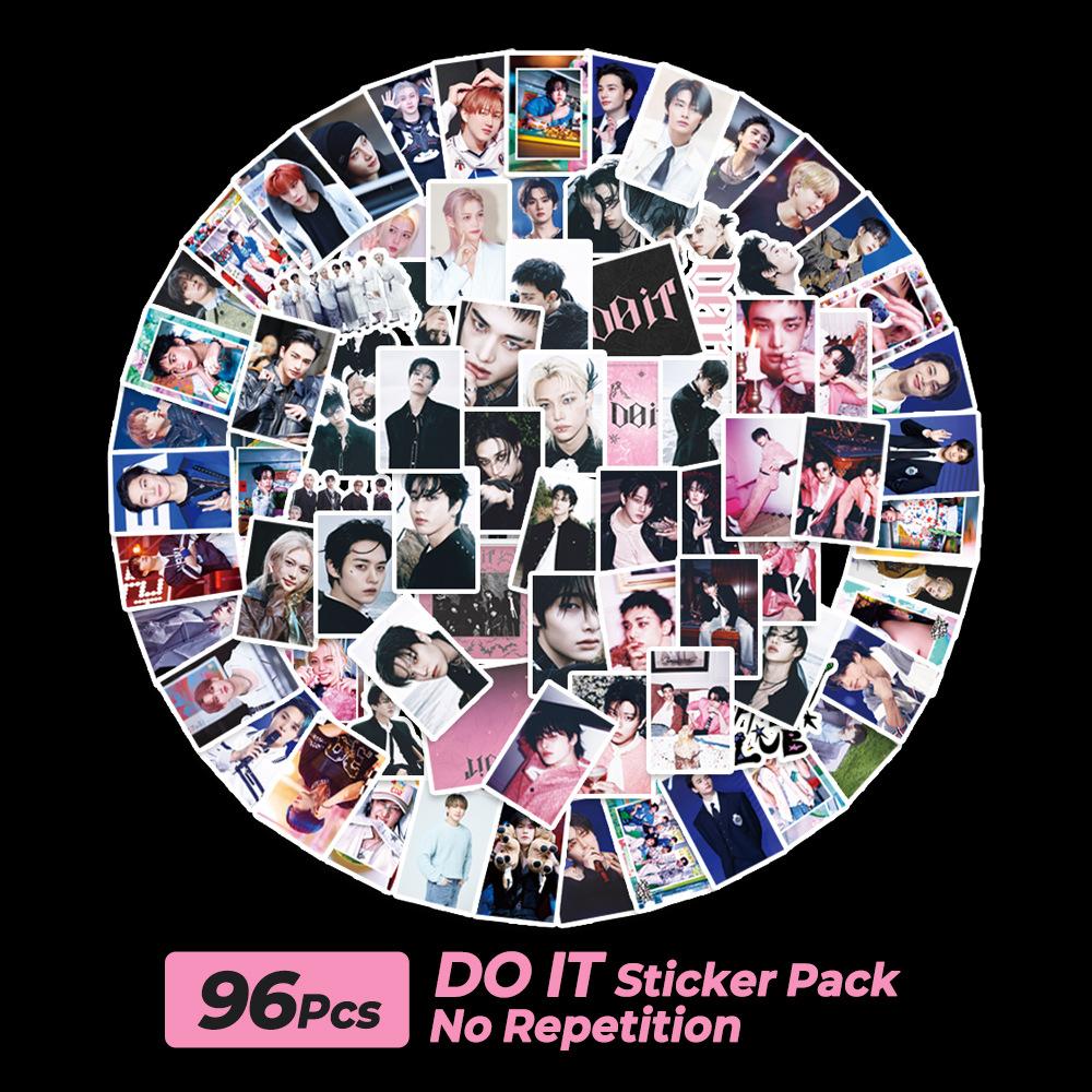 96pcs new Stray Kids DO IT graffiti stickers SKZOO phone cases water cup decoration stickers peripheral gifts