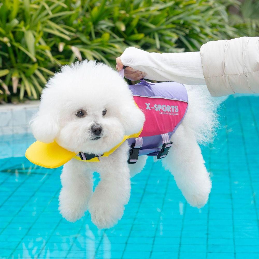 Waterproof Dog Swimming Vest Tear Resistant Pet Flotation Vest Dog Buoyancy Vest Outdoor Water