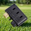 Brosse de Nettoyage pour Club de Golf Nettoyeur Trois Fonctions Outil Compact pour Golfeurs, Practice
