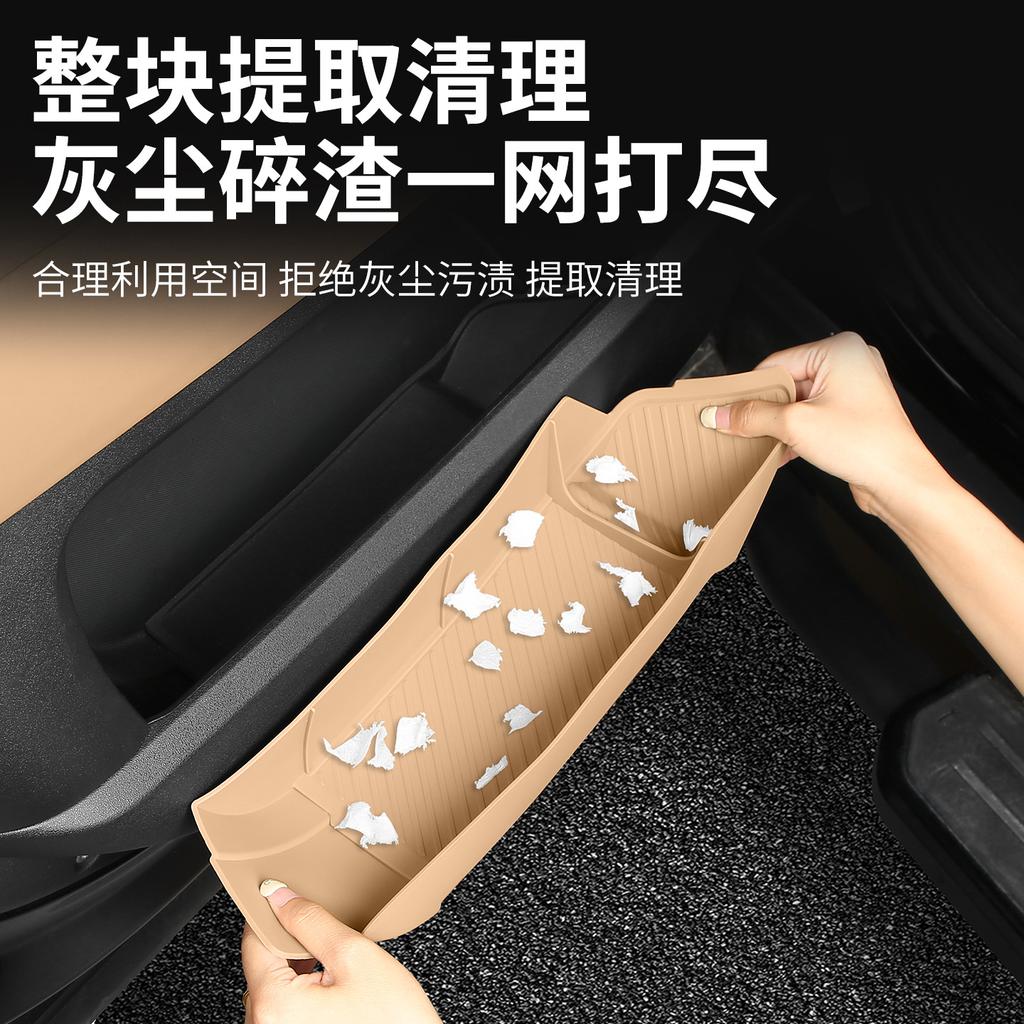 For Land Rover 2020-2025 Defender 130/110/90 Door Storage Box Silicone Mat Interior Decoration Accessories