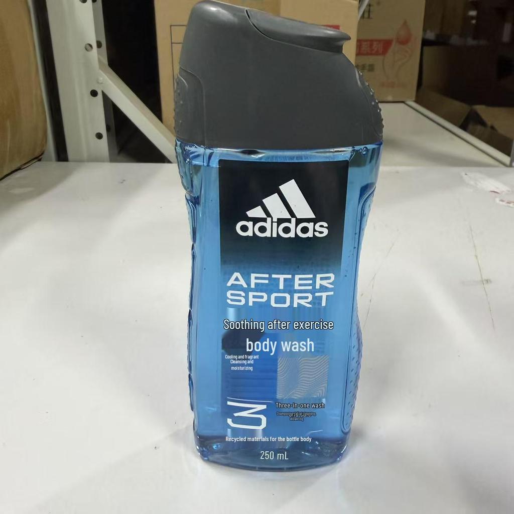 Adidas Men's 3-in-1 Shower Gel, Body Wash & Shampoo, Long-lasting Clean, 250ml