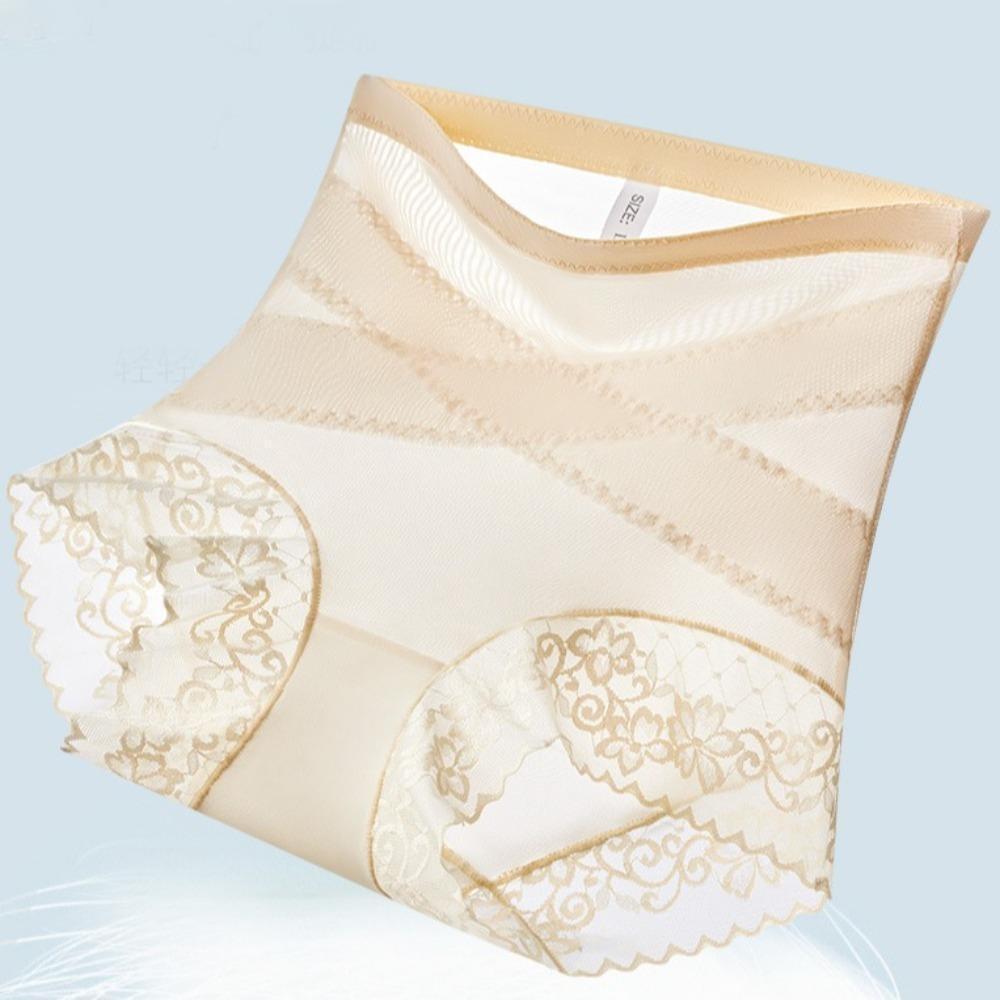 Belly Contracting Thin Lace Panties Shapewear Slimming Shapers Elastic Postpartum Body Shaper  Lady
