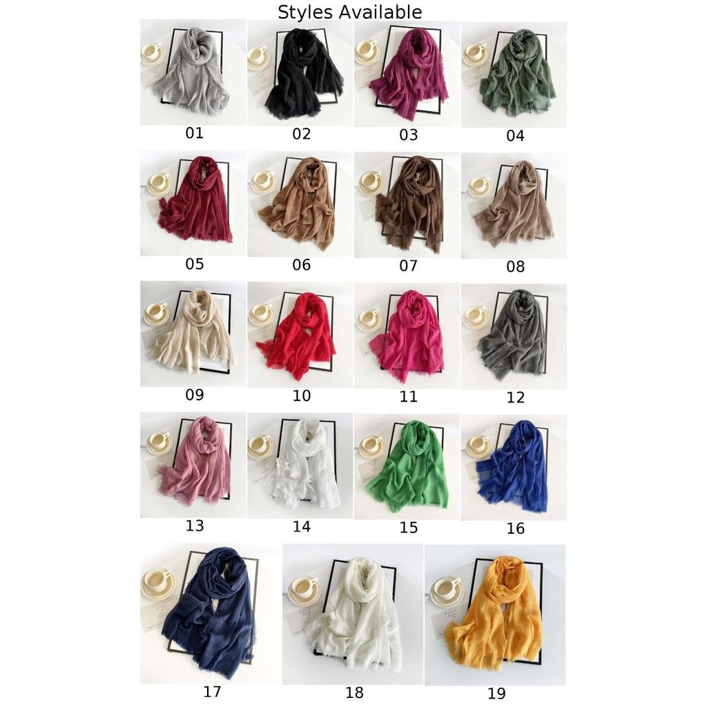 Comfortable Fit Breathable Silk Scarf Cotton And Hemp Scarf Retro Headscarf