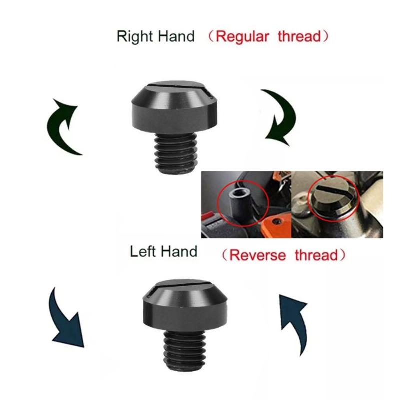 2pcs Corrosion Resistant 25mm Motorcycle Rear View Reflective Glass Screws Fasteners for Secure Attachment Antivibration